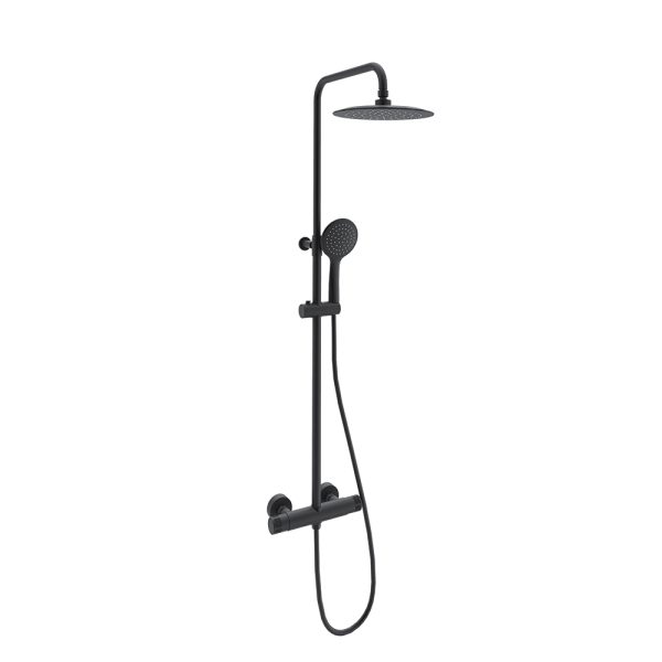 MONOMANDO DUCHA MONOTECH NEGRO
